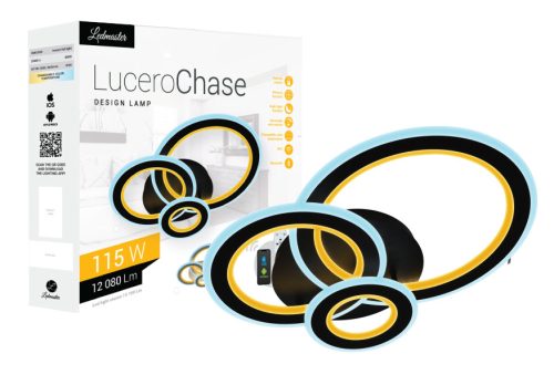 Lucero Chase 115W LED távirányítós és mobil applikációval vezérelhető mennyezeti lámpa Ledmaster