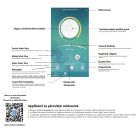 Lucero Chase 115W LED távirányítós és mobil applikációval vezérelhető mennyezeti lámpa Lucero