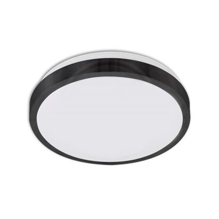 Solen kerek fekete LED mennyezeti lámpa E27 MasterLED