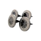 0,8W földbe szúrható kerek napelemes lámpa MasterLED