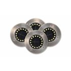 0,8W földbe szúrható kerek napelemes lámpa MasterLED