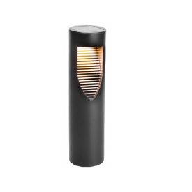   0,32W 4000K IP54 napelemes fekete állólámpa beépített alkonykapcsolóval EcoLight