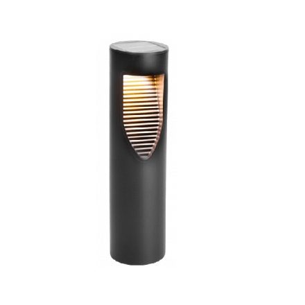 0,32W 4000K IP54 napelemes fekete állólámpa beépített alkonykapcsolóval EcoLight