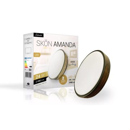 Skön Amanda 24W 4000K IP20 LED mennyezeti lámpa Ledmaster