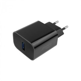 Ecolight 20 W-os USB-A fali töltő, fekete Ledmaster