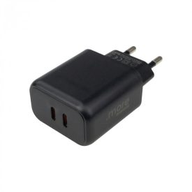 Ecolight 20 W-os 2 db USB-C fali töltő, fekete Ledmaster