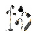 London fa/fekete színű állólámpa 3xE27 Berge