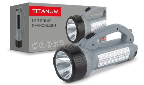 Videx TITANUM napelemes hordozható 5500-6500K LED zseblámpa - Ledmaster 