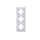 Ezüst színű hármas függőleges keret Videx Binera