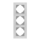 Ezüst színű alumínium hármas függőleges keret (6/48) Ledmaster