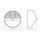 6,4W 5000K IP54 napelemes fali lámpa beépített mozgásérzékelővel Videx