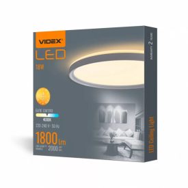 18W 4000K IP20 fehér kerek mennyezeti lámpa Videx