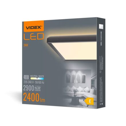 18W 4000K IP20 szögletes LED mennyezeti lámpa Videx