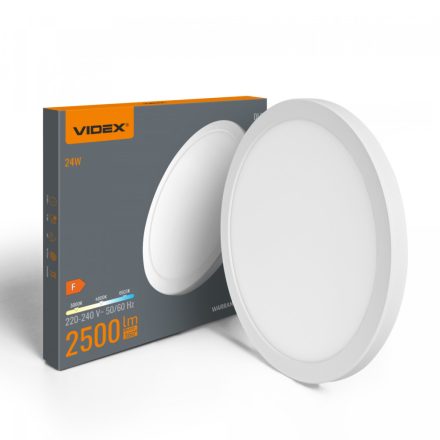24W 3000K/4000K/6500K IP20 LED mennyezeti lámpa Videx