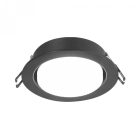 Kerek fekete spot keret GX53 IP20 Videx 