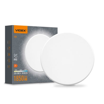 18W 3000K-4000K-6500K IP65 LED fali lámpa fehér Videx