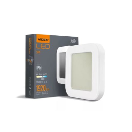 Vika 24W 4000K IP65 mennyezeti lámpa Videx