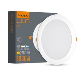 24W 4000K IP20 kerek LED panel Videx