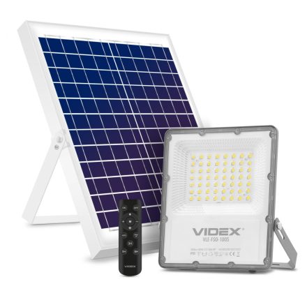 100W 5000K IP65 napelemes reflektor Gelio Videx