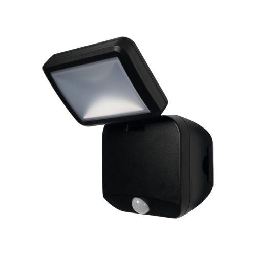 Battery LED Spotlight Single 4W 4000K IP54 LED reflektor mozgásérzékelővel fekete Ledvance