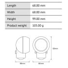 Spylux LED lámpa fény és mozgásérzékelővel 3000K LEDvance