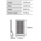 DoorLED Solar 3W 4000K napelemes LED lámpa mozgásérzékelővel fehér LEDvance