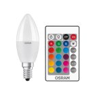 4,9W RGB+W E14 LED fényforrás távirányítóval LEDvance