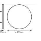 28W 3000K IP20 kerek LED panel LEDvance