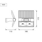 Endura Flood Solar Double Sensor 2W 3000K LEDvance