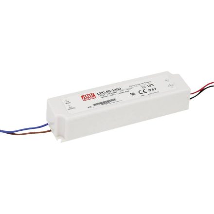Mean Well LPC-60-1400 60W 9-42V LED tápegység