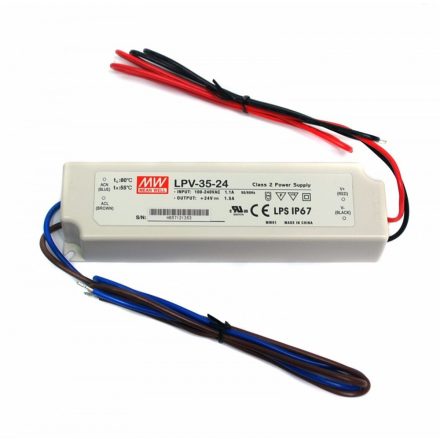 Mean Well LPV-35-24 35W 24V LED tápegység