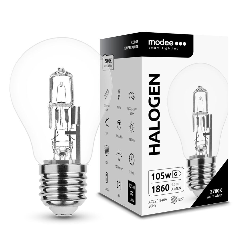 Modee Smart Lighting ECO Halogén Izzó Classic 105W E27 (1860