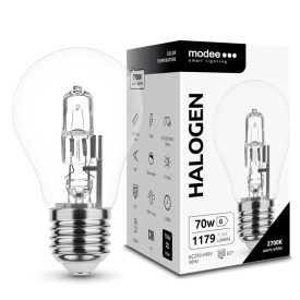   Modee Smart Lighting ECO Halogén Izzó Classic 70W E27 (1179 lumen)