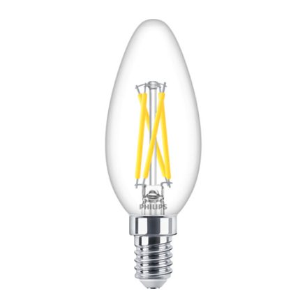 3,4W 2700-2200K E14 gyertya LED fényforrás Philips
