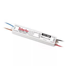18W 12V IP67 SLIM LED tápegység Scharfer