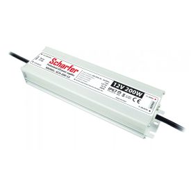 200W 12V IP67 SLIM LED tápegység Scharfer