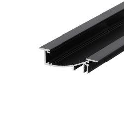 Flat8 fekete LED profil Topmet