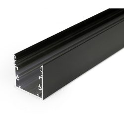 Phil53 falon kivüli fekete LED profil Topmet