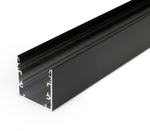 Phil53 falon kivüli fekete LED profil Topmet