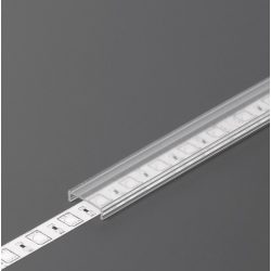"C" klikk víztiszta LED profil fedél Topmet