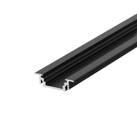 Groove10 fekete 4000mm LED profil Topmet