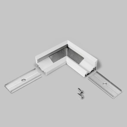Corner10 fehér ALU sarokidom 90° Topmet
