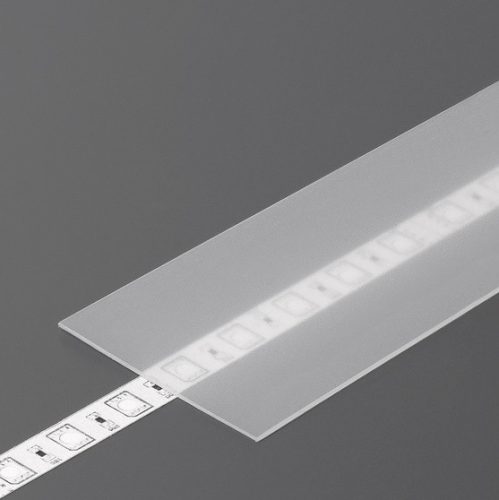"G" matt átlátszó LED profil fedél Topmet