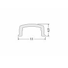 "I" Pen8 klikk opál LED profil fedél Topmet