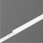 "C2" klikk opál 4000mm LED profil fedél Topmet