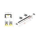 Slim8 natúr alumínium LED profil Topmet