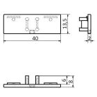 Back végzáró fehér Topmet