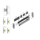 Back10 natur alu 4000mm LED profil Topmet