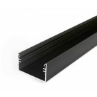 Topmet Lowi falon kívüli fekete LED profil 2000 mm