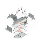 Phil süllyesztett natur LED profil Topmet